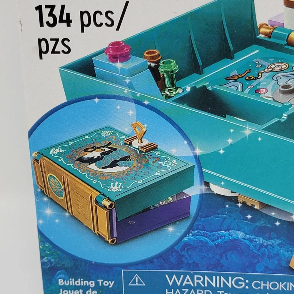 New! LEGO® Disney 43213 The Little Mermaid Ariel Story Book Building Set